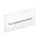 Viega VISIGN FOR STYLE 11 placca di comando, risciacquo a due quantità, tasti ovali, placca in materiale plastico colore bianco alpino 597108