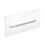 Immagine di Viega VISIGN FOR STYLE 11 placca di comando, risciacquo a due quantità, tasti ovali, placca in materiale plastico colore bianco alpino 597108