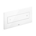 Immagine di Viega VISIGN FOR STYLE 12 placca di comando, risciacquo a due quantità, tasti rettangolari, placca in materiale plastico color bianco alpino 596743