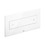Immagine di Viega VISIGN FOR STYLE 12 placca di comando, risciacquo a due quantità, tasti rettangolari, placca in materiale plastico color bianco alpino 596743