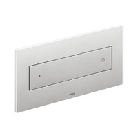 Immagine di Viega VISIGN FOR STYLE 12 placca di comando, risciacquo a due quantità, tasti rettangolari, placca in materiale plastico satinato 597276