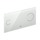 Viega VISIGN FOR MORE 100 placca di comando sensitive, risciacquo a due quantità, tasti rotondi, placca di vetro trasparente/grigio chiaro 622671