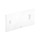Viega VISIGN FOR CARE placca di comando sensitive, risciacquo a due quantità, in materiale plastico colore bianco alpino  653828