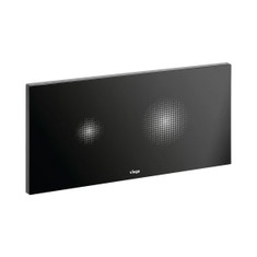 Immagine di Viega VISIGN FOR STYLE placca di comando sensitive, risciacquo a due quantità, tasti rotondi touchless, placca in materiale plastico colore nero 759070