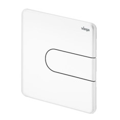 Immagine di Viega VISIGN FOR STYLE 23 placca di comando per orinatorio, risciacquo a una quantità per PREVISTA, tasto ovale, colore bianco alpino 774554