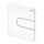 Viega VISIGN FOR STYLE 23 placca di comando per orinatorio, risciacquo a una quantità per PREVISTA, tasto ovale, colore bianco alpino 774554