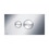 Immagine di Viega VISIGN FOR STYLE 10 placca di comando, risciacquo a due quantità, tasti rotondi, placca in materiale plastico cromato 596323