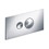 Immagine di Viega VISIGN FOR STYLE 10 placca di comando, risciacquo a due quantità, tasti rotondi, placca in materiale plastico cromato 596323