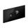 Viega VISIGN FOR STYLE 10 placca di comando, risciacquo a due quantità, tasti rotondi, placca in materiale plastico nero lucido 686543