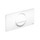 Viega VISIGN FOR STYLE 13 placca di comando, risciacquo a due quantità, tasti rotondi, placca in materiale plastico color bianco alpino 654498