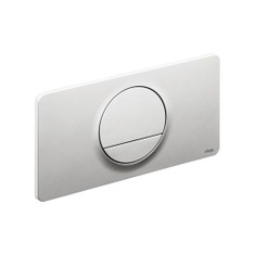Immagine di Viega VISIGN FOR STYLE 13 placca di comando, risciacquo a due quantità, tasti rotondi, placca in materiale plastico satinato 654528