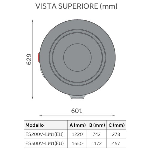 Immagine di Haier FLOOR STANDING LM1 scaldacqua elettrico da pavimento, capacità 200 litri ES200V-LM1(EU)