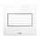 Immagine di Viega VISING FOR STYLE 12 placca di comando per orinatoio, risciacquo a una quantità, tasto rettangolare, colore bianco alpino 598747