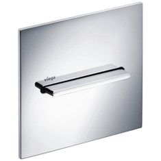 Immagine di Viega VISING FOR MORE 104 placca di comando per orinatoio, risciacquo a una quantità, tasto in rilievo rettangolare, finitura cromo 599003