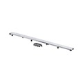 Immagine di Viega ADVANTIX griglia corriacqua visign ER10 profilo quadrato da 75 cm versione spazzolato 737153