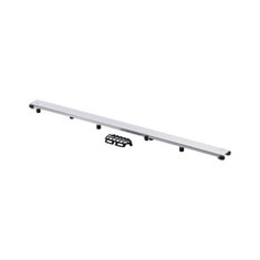 Immagine di Viega ADVANTIX griglia corriacqua visign ER10 profilo quadrato da 75 cm versione spazzolato 737153