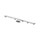 Viega ADVANTIX griglia corriacqua visign ER10 profilo quadrato da 75 cm versione spazzolato 737153