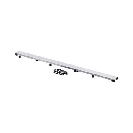 Immagine di Viega ADVANTIX griglia corriacqua visign ER10 profilo quadrato da 75 cm versione spazzolato 737153