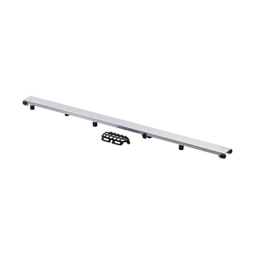 Immagine di Viega ADVANTIX griglia corriacqua visign ER10 profilo quadrato da 80 cm versione spazzolato 737160