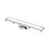 Immagine di Viega ADVANTIX griglia corriacqua visign ER10 profilo quadrato da 80 cm versione spazzolato 737160