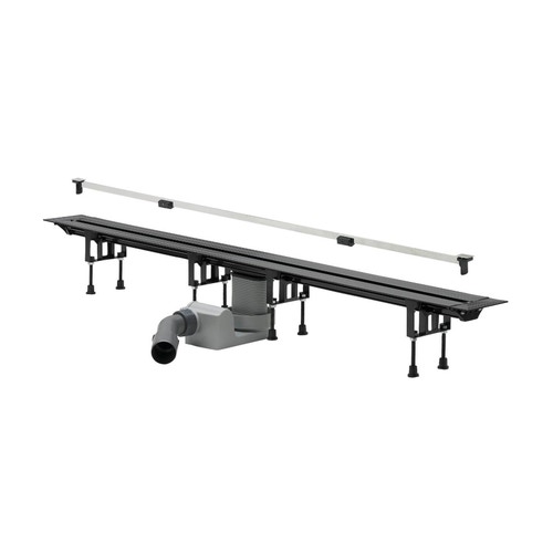 Immagine di Viega ADVANTIX VARIO corpo base corriacqua lunghezza regolabile, finitura spazzolato opaco 704353