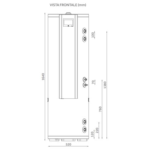 Immagine di Haier MULTI 3S sistema per raffrescamento, riscaldamento a acqua calda sanitaria, serbatoio acqua da 190 L a pavimento | unità esterna 5.5 kW 3U55S2WR1FA+AN200S2ST1FA