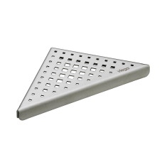 Immagine di Viega ADVANTIX griglia visign EA1 finitura acciaio opaco con fori quadrati 592387