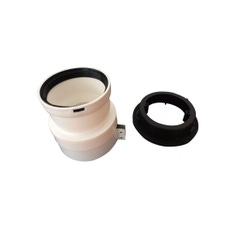 Immagine di Ariston Adattatore Ø60/100-80 per sistemi sdoppiati CONDENS bianco 3318369