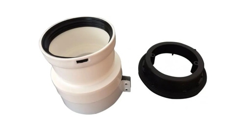 Immagine di Ariston Adattatore Ø60/100-80 per sistemi sdoppiati CONDENS bianco 3318369