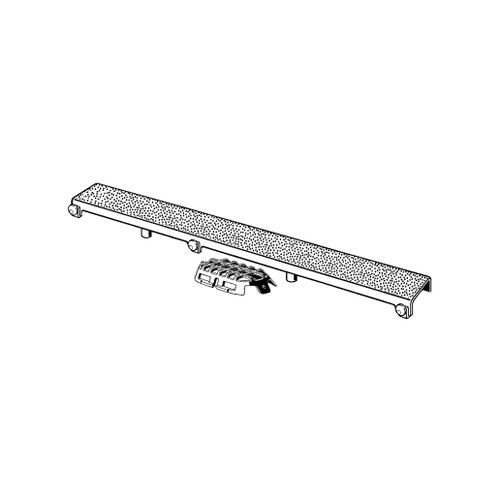 Immagine di Viega ADVANTIX griglia corriacqua visign ER12 da 90 cm 737429