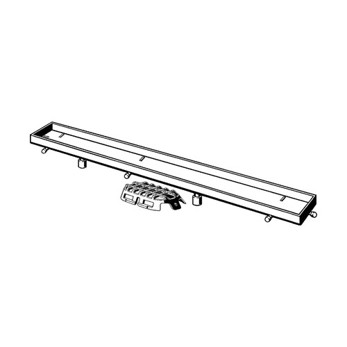 Immagine di Viega ADVANTIX griglia corriacqua visign ER13 da 80 cm 737368
