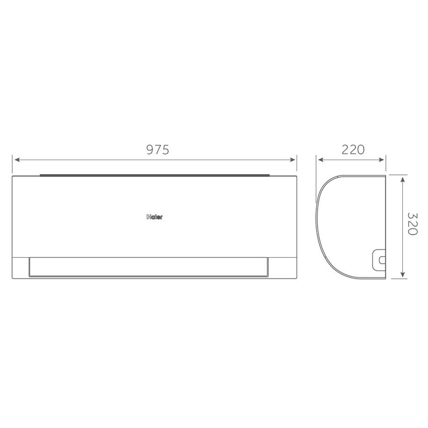 Immagine di Haier PEARL R32 Climatizzatore a parete quadri split inverter Wi-Fi bianco | unità esterna 7.5 kW unità interne 7000+9000+12000+18000 BTU 4U75S2SR5FA+AS20PBAHRA+AS25|35PBPHRA+AS50PDAHRA
