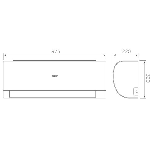 Immagine di Haier PEARL Climatizzatore a parete monosplit inverter Wi-Fi | unità esterna 6.8 kW unità interna 23000 BTU 1U68WEGFRA+AS68PDAHRA