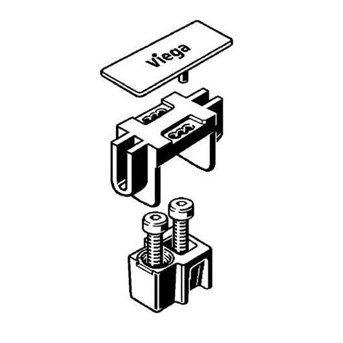 Immagine di Viega ADVANTIX VARIO set accessori finitura acciaio lucido 711801
