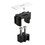 Immagine di Viega ADVANTIX VARIO set accessori finitura acciaio bianco 711825