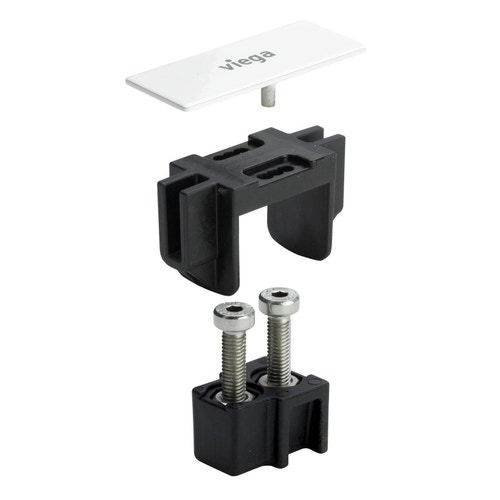 Immagine di Viega ADVANTIX VARIO set accessori finitura acciaio bianco 711825