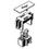 Immagine di Viega ADVANTIX VARIO set accessori finitura acciaio bianco 711825