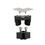 Immagine di Viega ADVANTIX VARIO set accessori 90° finituira acciaio lucido 711757