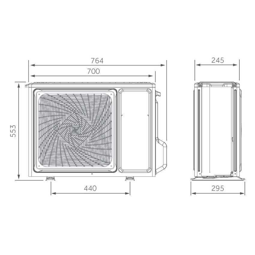 Immagine di Haier PEARL Climatizzatore a parete monosplit inverter Wi-Fi | unità esterna 2.6 kW unità interna 9000 BTU 1U25YEPFRA-PRE+AS25PBPHRA−PRE