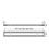 Immagine di Viega ADVANTIX cornice griglia corriacqua profilo quadrato da 100 cm 736835