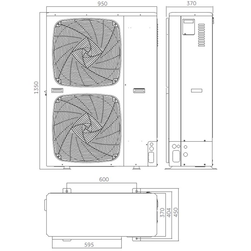 Immagine di Haier SOFFITTO/PAVIMENTO Climatizzatore monosplit inverter | unità esterna monofase (doppio ventilatore) 14 kW unità interna 48000 BTU 1U140S2SP2FA+AC140S2SK2FA(H)