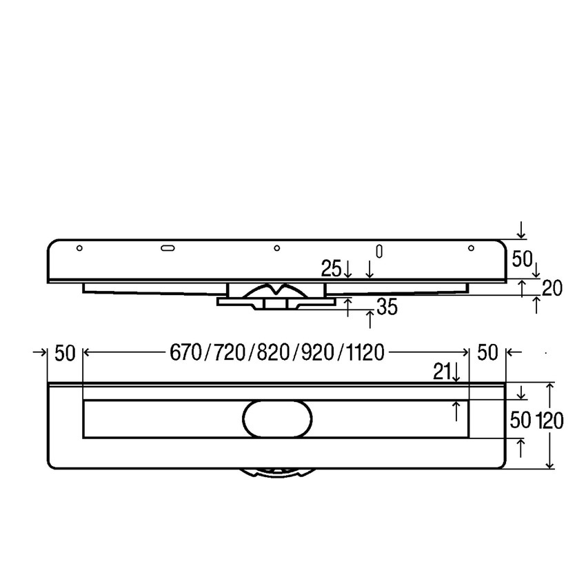 Immagine di Viega ADVANTIX corpo base corriacqua parete da 120 cm 737054