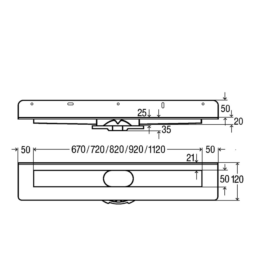 Immagine di Viega ADVANTIX corpo base corriacqua parete da 80 cm 737023