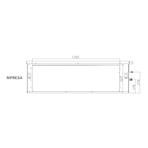 Immagine di Haier CANALIZZABILE ALTA PRESSIONE 210 Pa Unità interna canalizzabile alta pressione monosplit, 43000 BTU (comando escluso) ADH125H1ERG