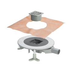 Immagine di Viega ADAVNTIX TOP pozzetto a pavimento con portagriglia con base di materiale plastico 669249