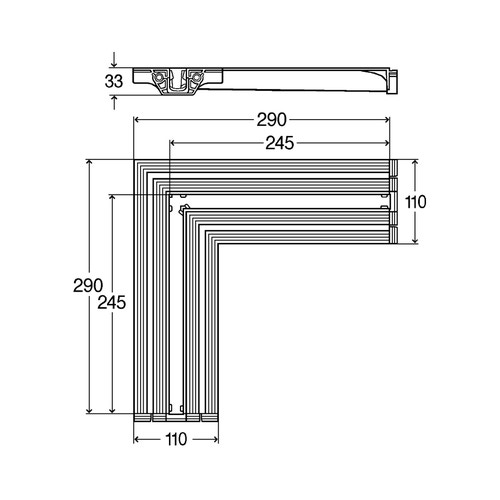 Immagine di Viega ADVANTIX VARIO raccordo intermedio 90° modello per ristrutturazioni 721688