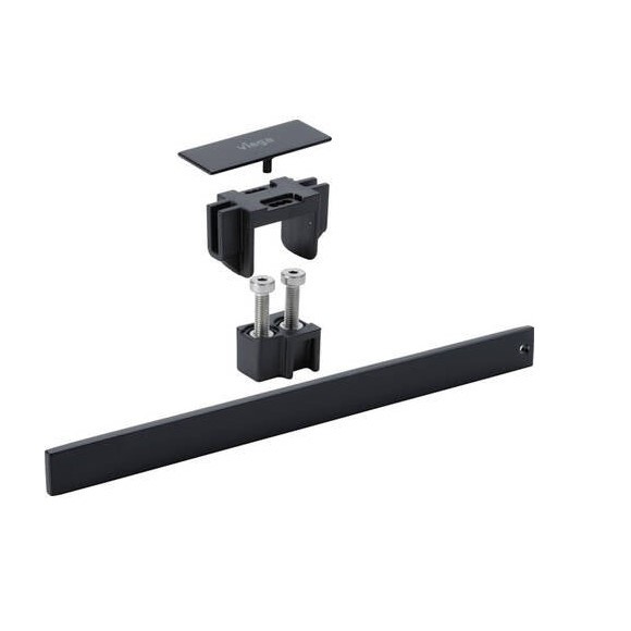 Immagine di Viega ADVANTIX VARIO set griglia a listello corriacqua finitura acciaio nero 711856