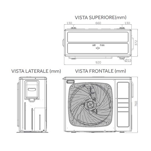 Immagine di Haier AW042SSCHA unità esterna SPLIT pompa di calore aria-acqua Inverter 4 kW AW042SSCHA