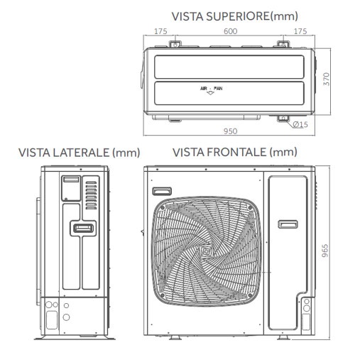 Immagine di Haier ALL IN ONE 10 Pompa di calore aria-acqua reversibile splittata Inverter 10.0 kW e serbatoio da 200 litri per riscaldamento, raffrescamento e produzione ACS HU102F20AMNI+AW102SNCHA