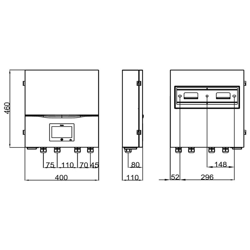 Immagine di Haier R290 MONOBLOCCO Sistema composto da pompa di calore 4 kW monofase e CONTROL BOX con Wi-Fi e comando incluso AW042MUGHA+ATW-A03N